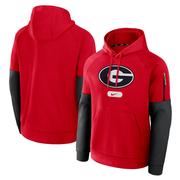 Georgia Nike Primary Logo Fitness Hoodie